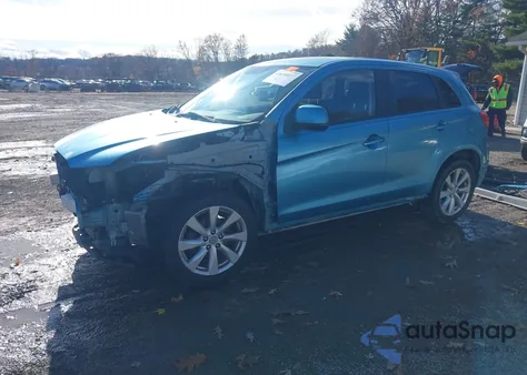 2012 Mitsubishi Outlander Sport Se из США, поврежденный, VIN JA4AR4AU4CZ004677